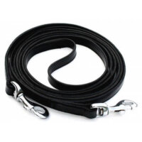Marjoman Horse Straightness Training Leather Reins With Clips