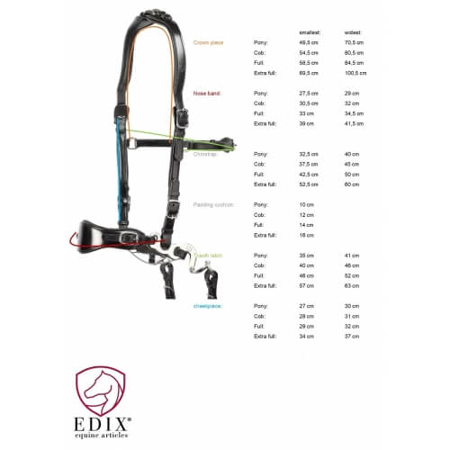 Edix ED4 Classic Hackamore Bridle - Image 7
