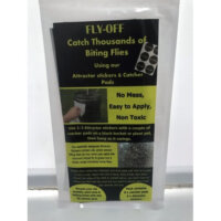 Fly-Off Sticky Trap Attractor Stickers & Catcher Pads