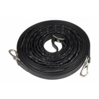Lily Leather Training Long Reins With Clips – 12.2 Meters Long
