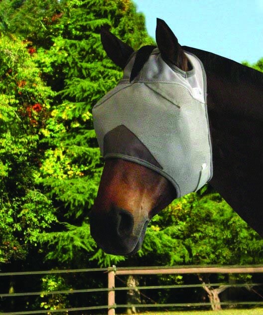 thumbnail image 2 of Cashel Crusader Fly Mask For Standard Size Horse With Ear Covers - Sun Protection 2 of 4